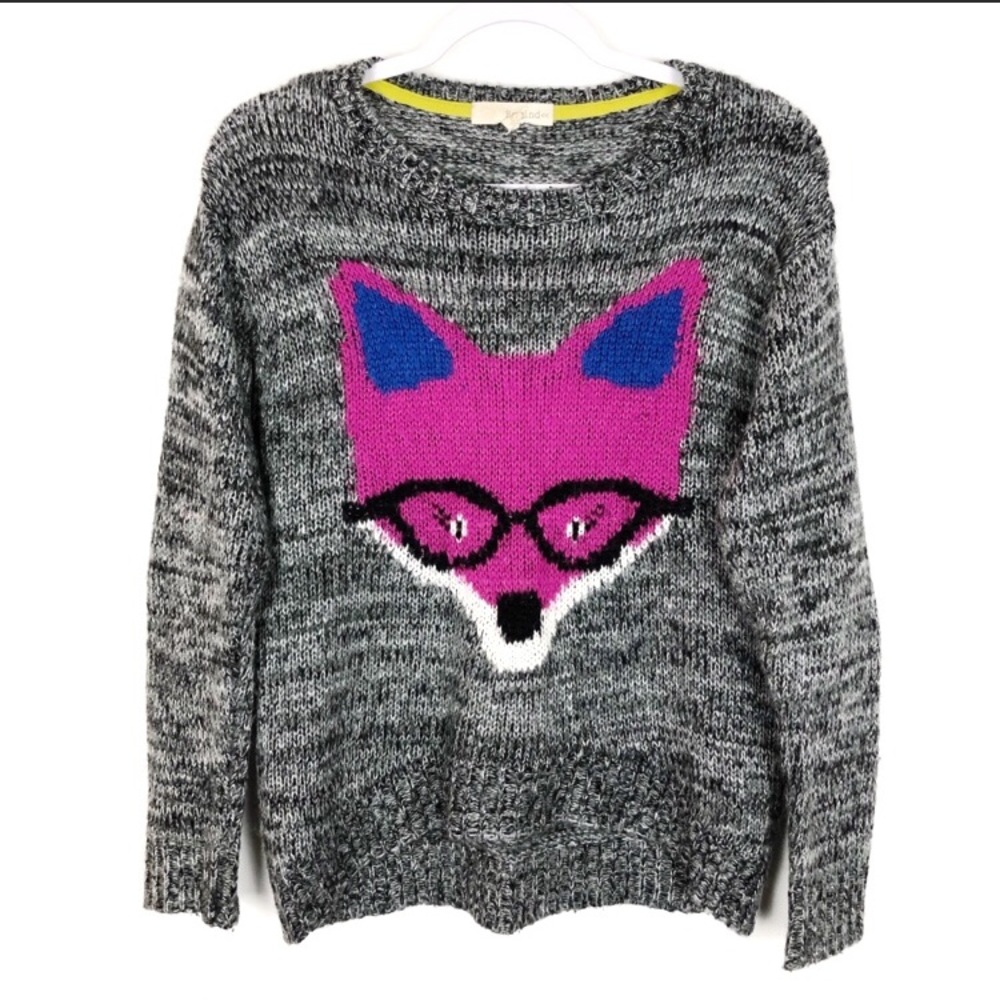 CLOSET CLOSING Rewind Fox with Glasses Sweater